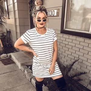 Oversized Lulus striped T-Shirt Dress!